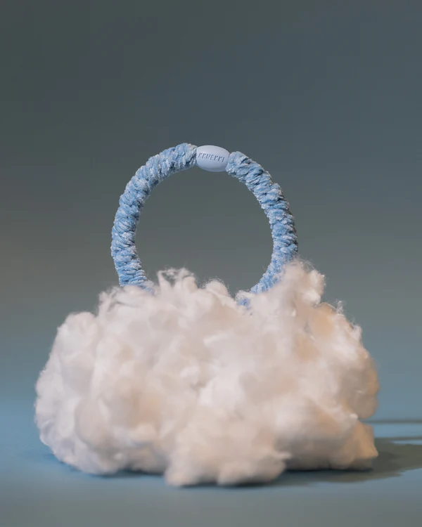 kknekki hair tie - velvet light blue - Image 2